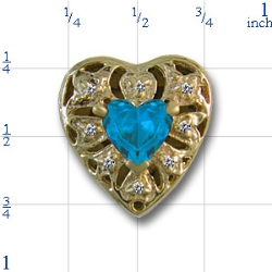 r9505 Blue Topaz Bracelet Slide 